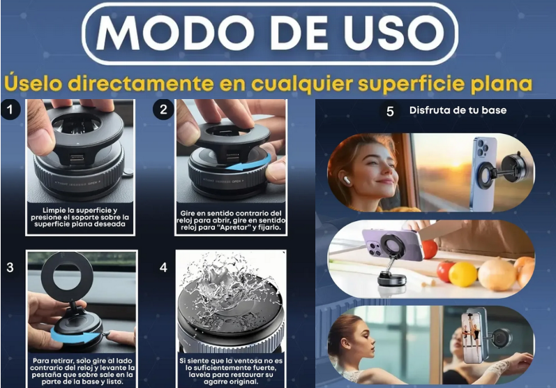 "Soporte magnetico 360" (oferta 2X1)